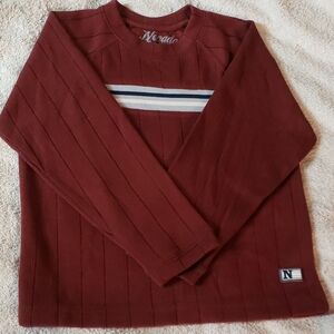 Kids Maroon Long Sleeve Tee